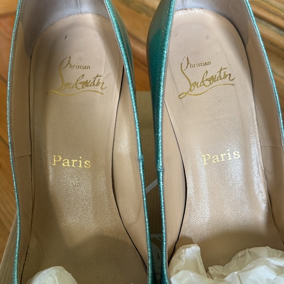 Christian Louboutin - Simple Pumps SL522 Blue US 8.5 - Picture 7 of 8